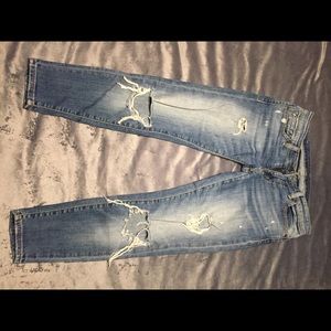 Ralph Lauren Distressed Crop Jeans